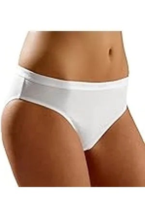 Dim Culotte Midi Quotidiens Coton Bio Stretch Mujer x2, Blanco, M
