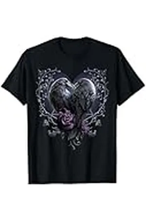 Spiral E Original - Corazón de cuervo - Cuervos góticos Camiseta