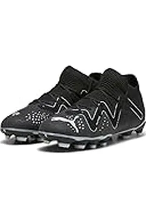 PUMA Future Pro FG/AG JR, Zapatillas de fútbol, Black Silver, 30 EU