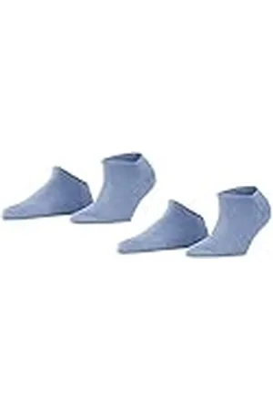 ESPRIT Uni Multipack W Sn algodón lisos 2 pares, Calcetines cortos Mujer, , 35-38