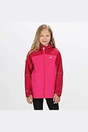 Regatta Hipoint Stretch IV Impermeable y Transpirable Forro de Malla con Capucha para Exteriores Chaqueta, Niños, , Size 15-16