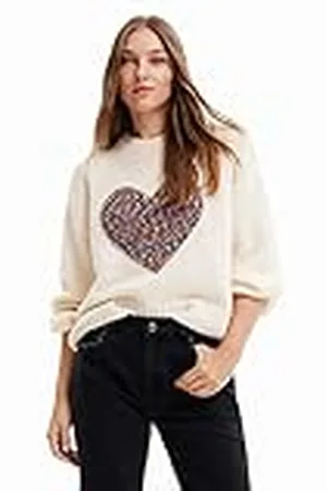 Desigual Jers_Cory 1000 White Sudadera, , S para Mujer