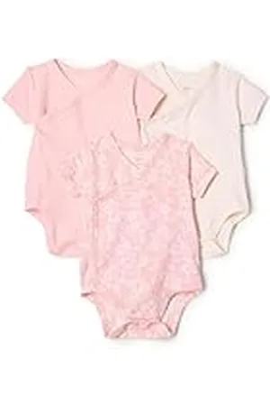 Amazon X Sofia Grainge Body de manga corta con cierre lateral Unisex Bebés, Pack de 3, , 18 meses