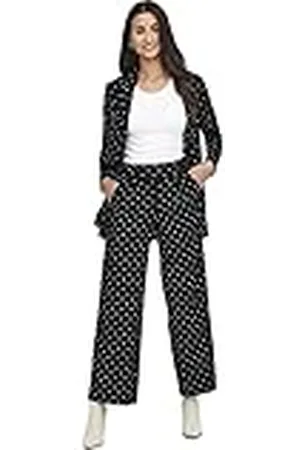 JDY Geggo New Long Pant Jrs Noos Pantalón Plisado, , 62 para Mujer
