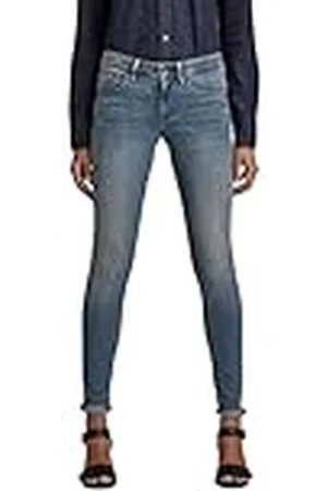 G-Star Para Mujer Midge Zip Mid-Waist Skinny Jeans, , 29W / 36L