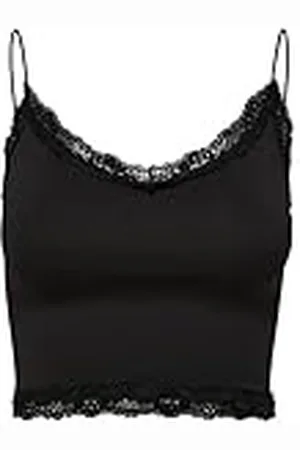 ONLY Onlvicky Lace Seamless Cropped Top Noos, , XS-S Mujeres
