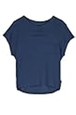 ECOALF Camiseta Mujer Anialf, de Lino, con Cuello Redondo, Camiseta Manga Corta, Transpirable y Cómoda, T-shirt, Talla M, Color