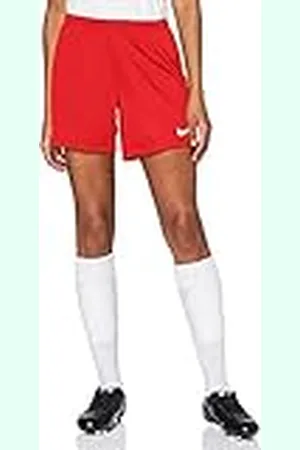 Nike W NK Dry Park II Short NB K Pantalón Corto, Mujer, Rojo (University Red/White), L