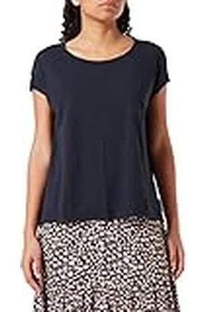 Marc O’ Polo Marc OߴPolo Denim Mujer Camiseta de algodón orgánico Relaxed fit, (Scandinavian Blue), S