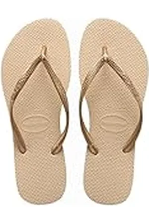 Havaianas Slim, Chanclas Elegantes, Duraderas y Versátiles, con Suela Texturizada para Agarre y Soporte, Mujer