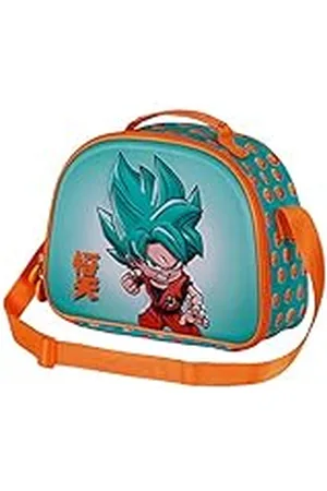 KARACTERMANIA Dragon Ball (Bola de Dragón) Blue-Bolsa Portamerienda 3D, , 25.5 x 20 cm