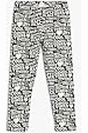 Koton Leggings Printed Elastic Waistband Cotton, Leggings niñas,