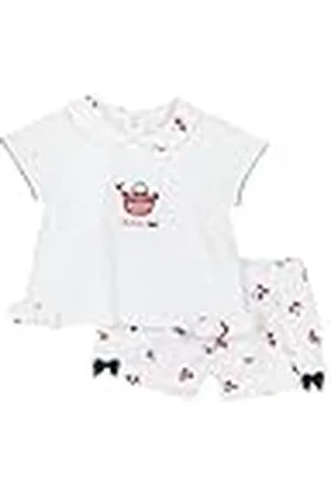 chicco Conjunto Niña y Niño con Camiseta y Pantalones Cortos, Ideal para Fiestas y Eventos, Designed in Italy