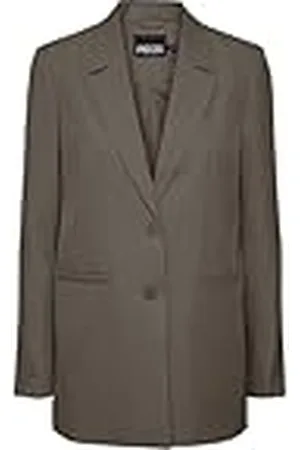 Pieces® Pcneva LS Loose Blazer Noos Chaqueta Larga, Morel, S para Mujer
