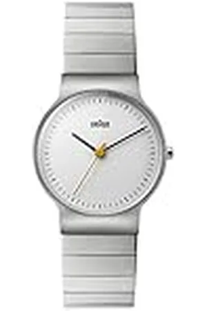 von Braun Ladies BN0211 Classic Slim Watch with White Dial and Silver Stainless Steel Bracelet