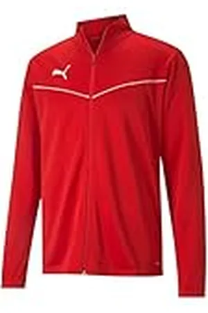 PUMA TeamRISE Training Poly Jacket Chaqueta De Entrenamiento, Hombre, Rojo Red White, 3XL
