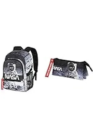 KARACTERMANIA Nasa Astronaut Mochila Fight + Portatodo Triple FAN 2.0