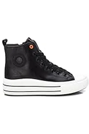 Refresh Zapatilla Mujer Negro - Calzado Cómodo y Versátil - Moda casual - Modelo 17228401 (Talla 38)