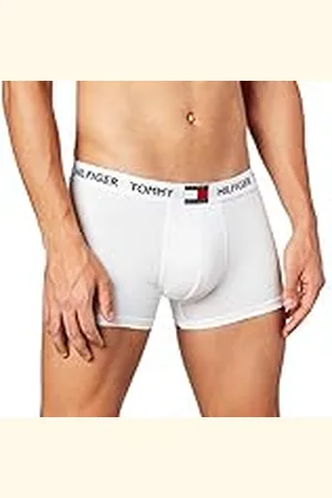 Tommy Hilfiger Trunk, Bóxer para Hombre, Blanco Clásico Pvh, S