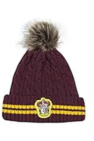 Cinereplicas Harry Potter - Gorro con Pompón - Licencia Oficial - Casa Gryffindor