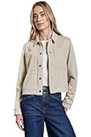 Street one A212613 Chaqueta de Rayas, Sheer Beige Mel, 46 Mujeres