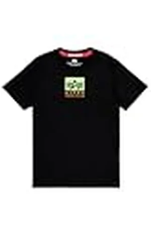 Alpha Industries Satin Logo T Camiseta, , S para Hombre
