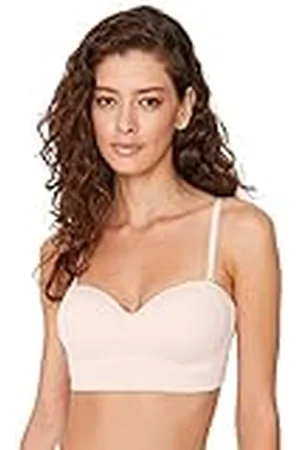 Trendyol Women Underwear Strapless Knit Bra Mujer Ropa Interior Bralette Sujetador de Punto sin Tirantes, , B