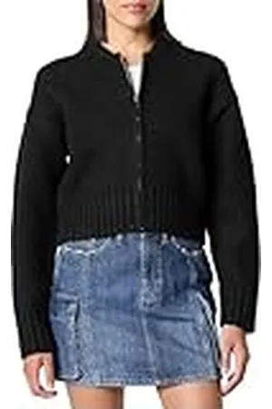 THE DROP Brynne Bomber Sweater Cardigan Cárdigans, , XL