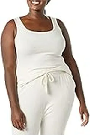 Amazon Camiseta de tirantes de talla grande Mujer, , 4XL Grande