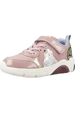 Geox J FADINLIGHT Girl E, Zapatillas, LT Rose/Platinum, 32 EU