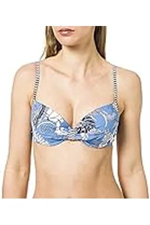 ESPRIT 041EF1A301 Parte Superior de Bikini, 430/Azul, 36_A para Mujer