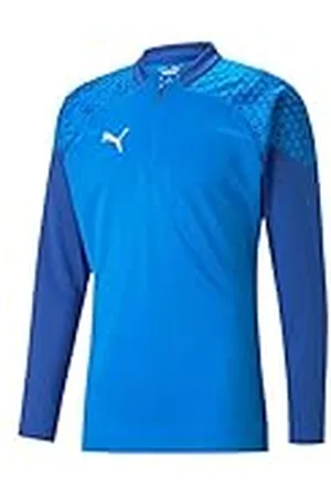 PUMA Teamcup Training 1/4 Zip Top Parte Superior Ajustada, Hombre, , M