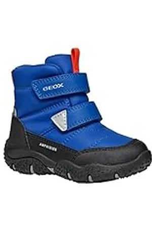 Geox B Baltic Boy B ABX B, Bota de Nieve, Royal/Orange, 27 EU