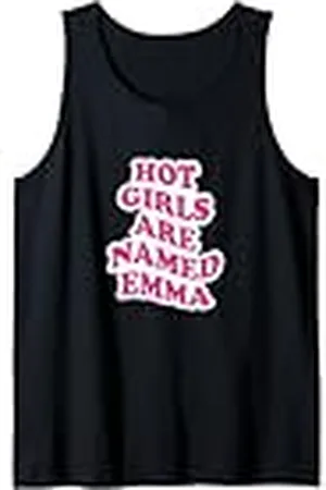 Original Cheddar Las chicas calientes se llaman Emma Camiseta sin Mangas