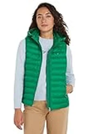 Tommy Hilfiger Mujer Chaleco Padded Global Stripe Chaleco Acolchado, , XS