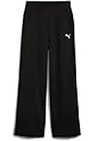 PUMA Pantalones de Punto de Cintura Alta y Pierna Recta para Mujer