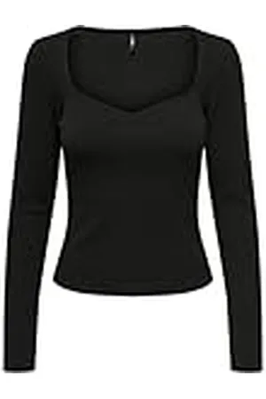 ONLY Onlfaith L/S Heart Top Jrs Camiseta de Manga Larga, , L para Mujer