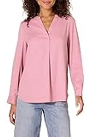 Amazon Blusa de Georgette sin Cierre de Manga Larga y Corte Holgado Mujer, , XL