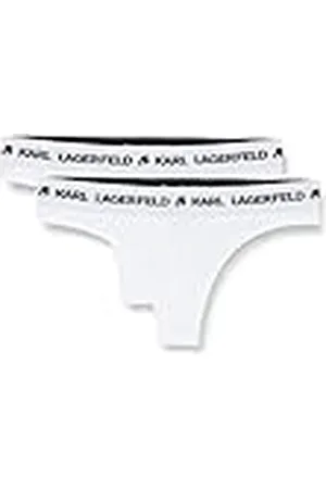 Karl Lagerfeld Mujer Tanga con logo (lote de 2) L