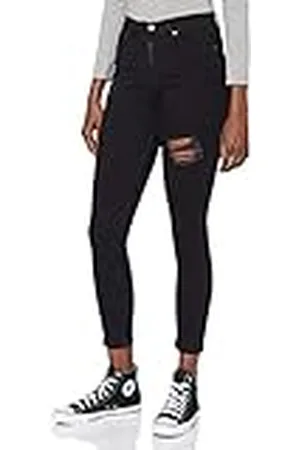 Gianni Kavanagh Black Core Ripped Jeans, , L para Mujer