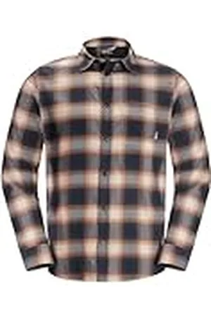 Jack Wolfskin Wanderweg Shirt M Camisa, , XX-Large Hombres