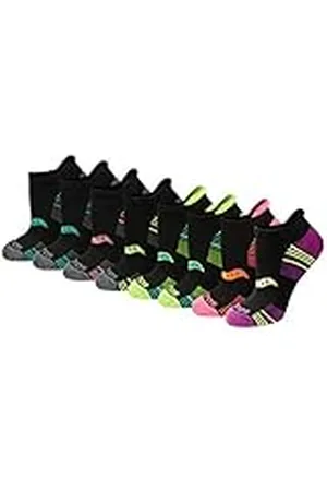 Saucony Calcetines deportivos para mujer (8 pares) - negro