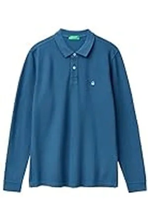 Benetton Maglia Polo M/L 3089j3204 Camisa, , 3XL para Hombre