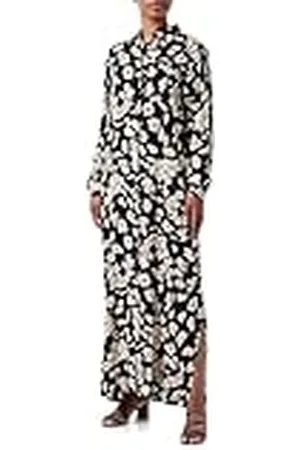 Kaffe Camiseta de Manga Larga para Mujer, diseño de Botones Vestido, , 36