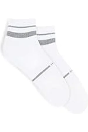HUGO BOSS 2P SH Rib Stripe CC Calcetines Cortos, , 39-42 para Hombre