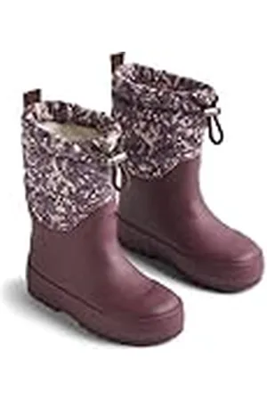 WHEAT Girl Ballerina Rosen Gefüttert und Warm, Zapatos para Lluvia Unisex niños, , 22 EU