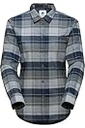 Mammut Trovat Camisa de Manga Larga Mujer, Acero-Marino, XL