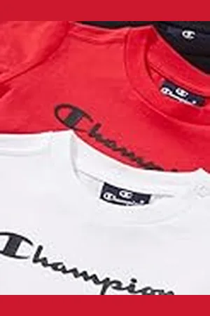 Champion Legacy American Classics-Logo S/S Pack Camiseta, , 6 Mes 3 para Bebés