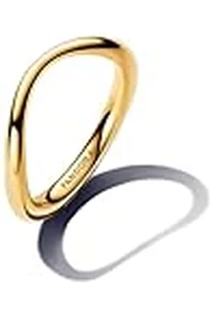 PANDORA Essence Anillo con diseño ondeado, talla 54