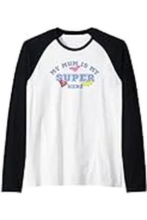 DC Comics Originals Justice League Mum Super Hero Dia de la Madre Camiseta Manga Raglan